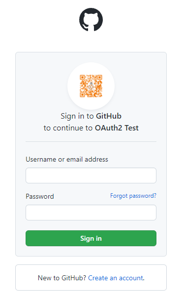 GitHub Login Page